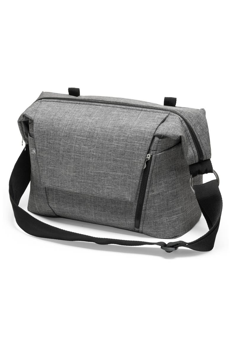 Changing Diaper Bag, Alternate, color, BLACK MELANGE