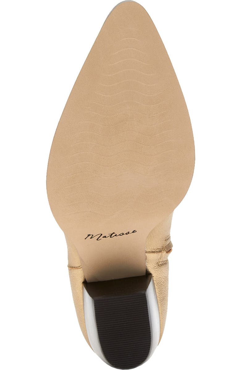 Matisse Caty Western Pointed Toe Bootie, Alternate, color, Gold