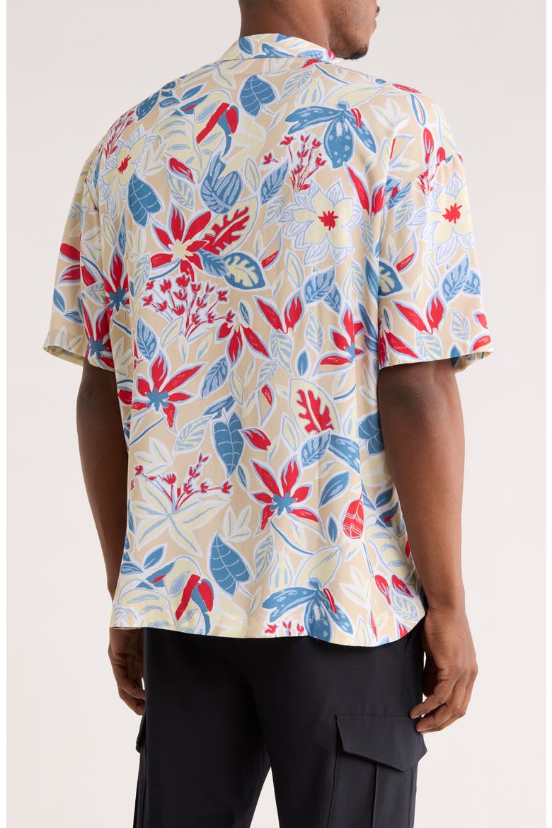 Beach Camp Shirt, Alternate, color, NATURAL