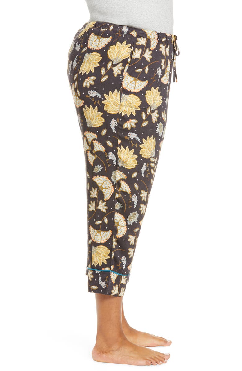 Refinery29 Print Crop Pajama Pants, Alternate, color, 
