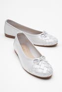Forever & Always Shoes Nopos Leather Cap Toe Ballet Flat