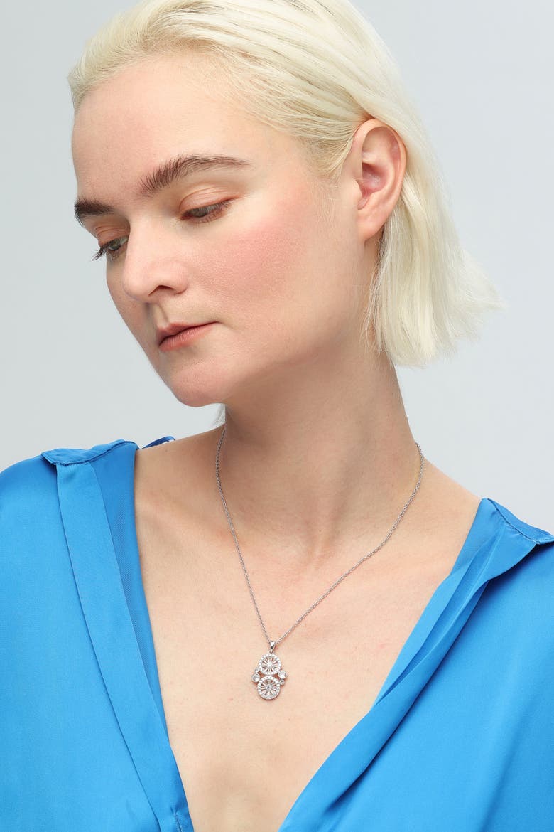 Wheel of Fortune Necklace, Alternate, color, Silver