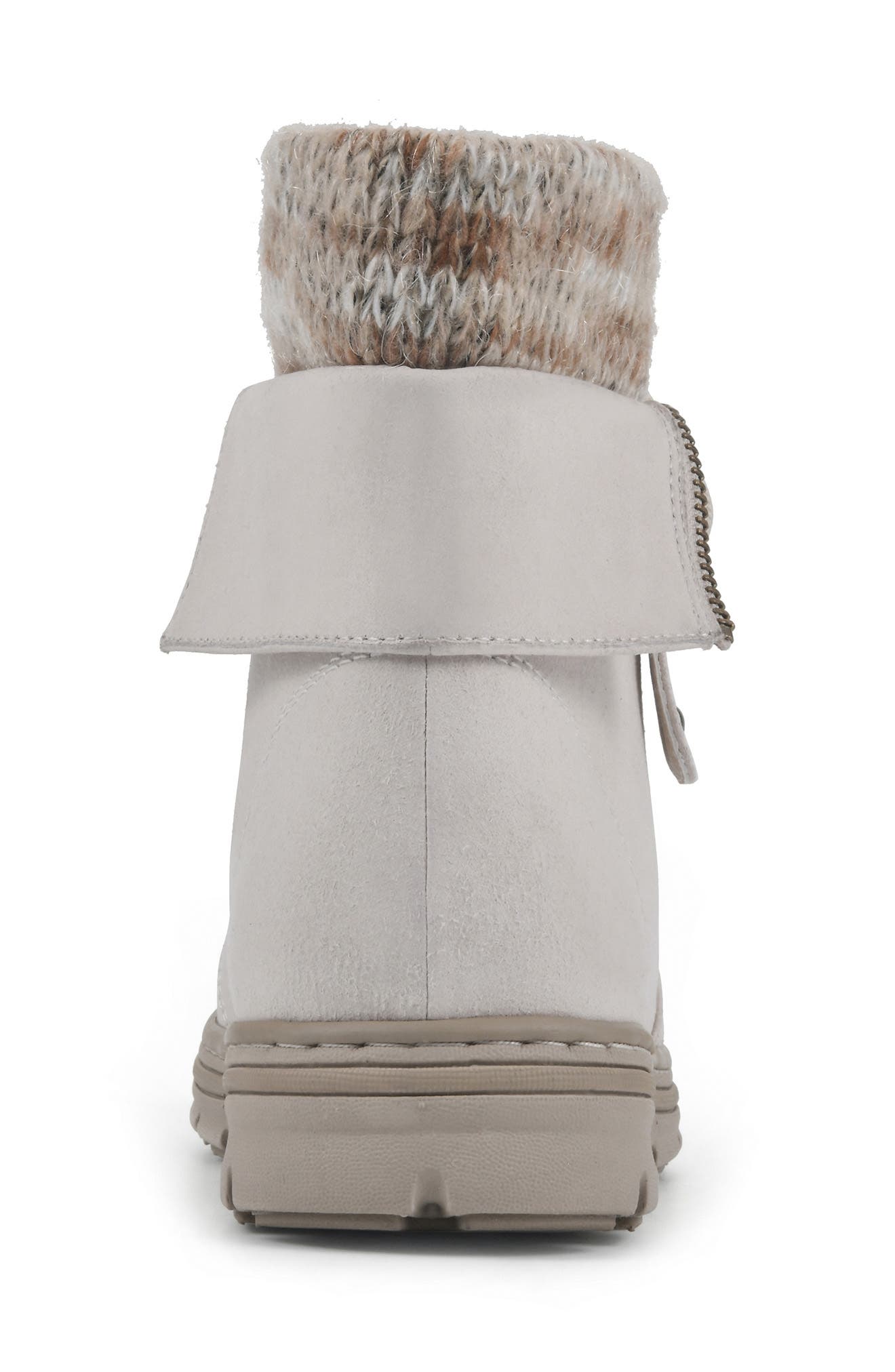 Kaylee Boot, Alternate, color, WINTER WHITE/ FABRIC/ SWEATER