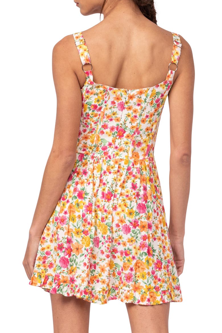 Blooming Minidress, Alternate, color, PINK