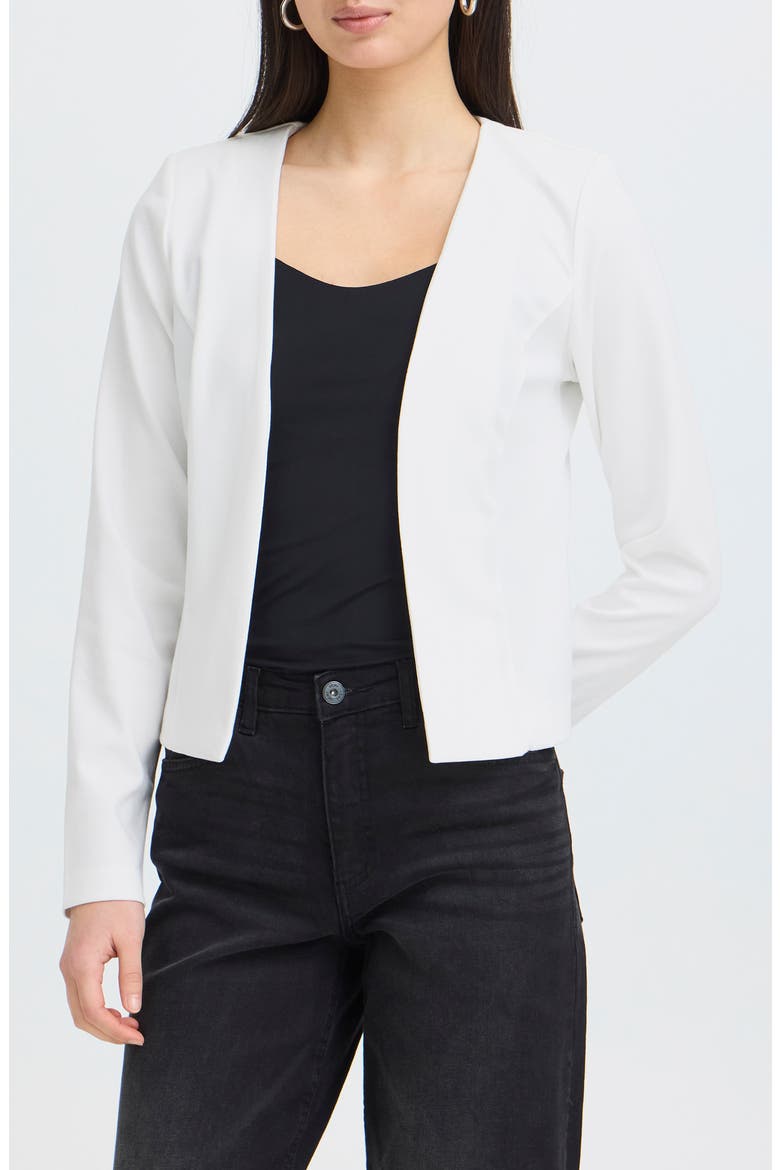 Kate Short Blazer, Main, color, CLOUD DANCER