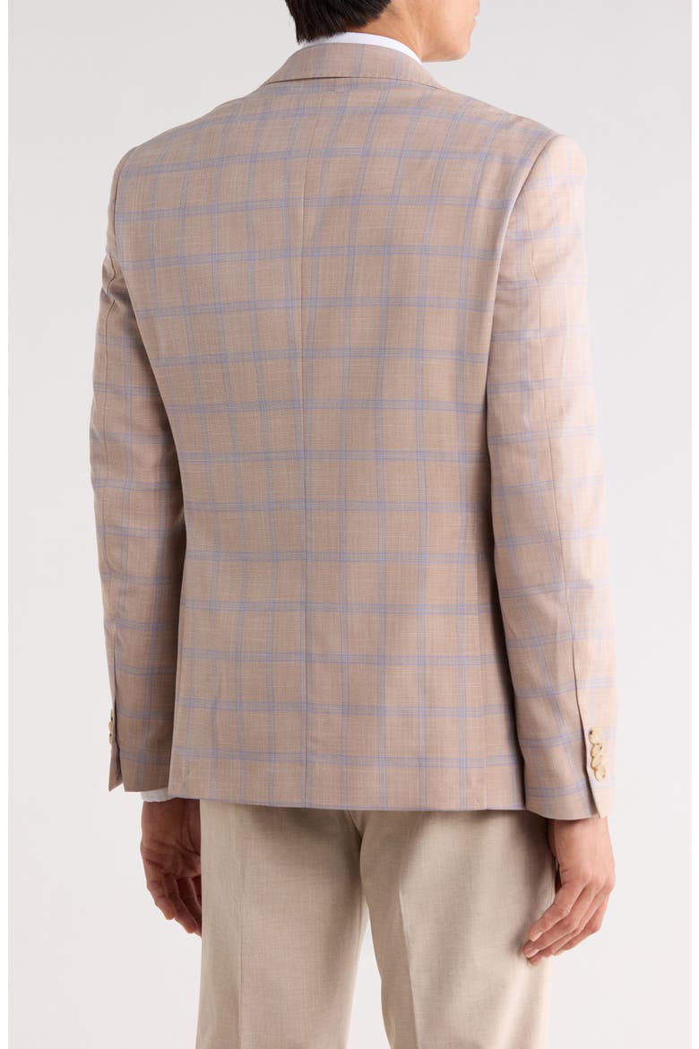 Trim Fit Sport Coat, Alternate, color, LIGHT BROWN