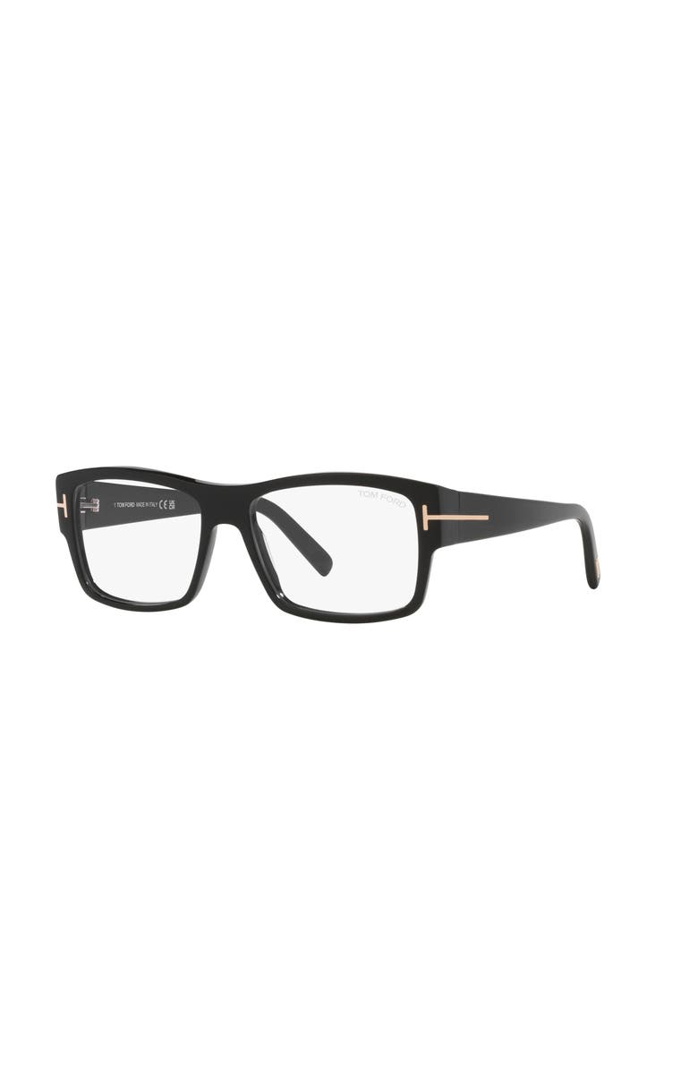 TOM FORD 55mm Square optical glasses, Main, color, Black