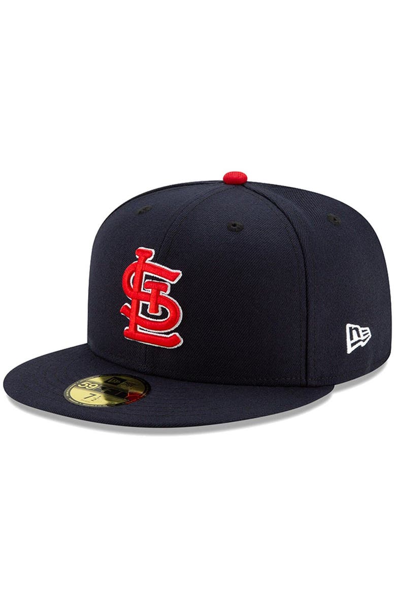 New Era Men's New Era St. Louis Cardinals Red On-Field Authentic Collection 59FIFTY Fitted Hat, Main, color,