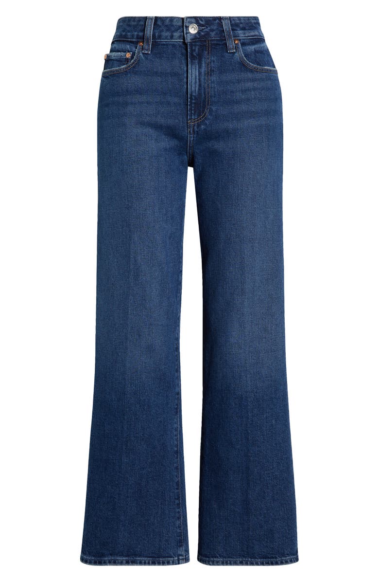 PAIGE Leenah High Waist Ankle Wide Leg Jeans, Alternate, color, Soundcheck