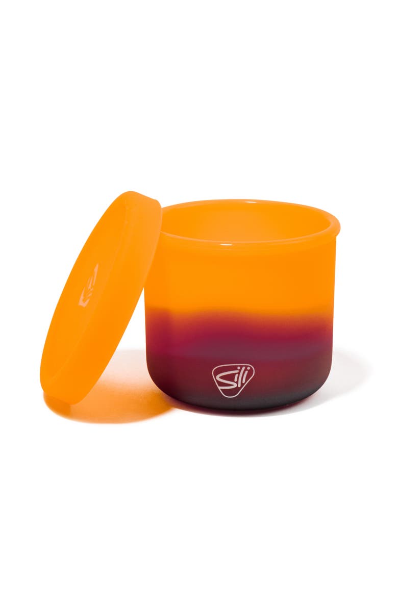 Silipint Silicone 10oz Lidded Bowls 2 Pack, Alternate, color, Orange
