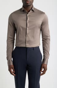 Canali Regular Fit Cotton Jersey Shirt