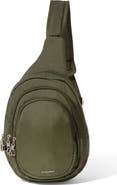 baggallini Securtex Anti-Theft Multi Zip Sling