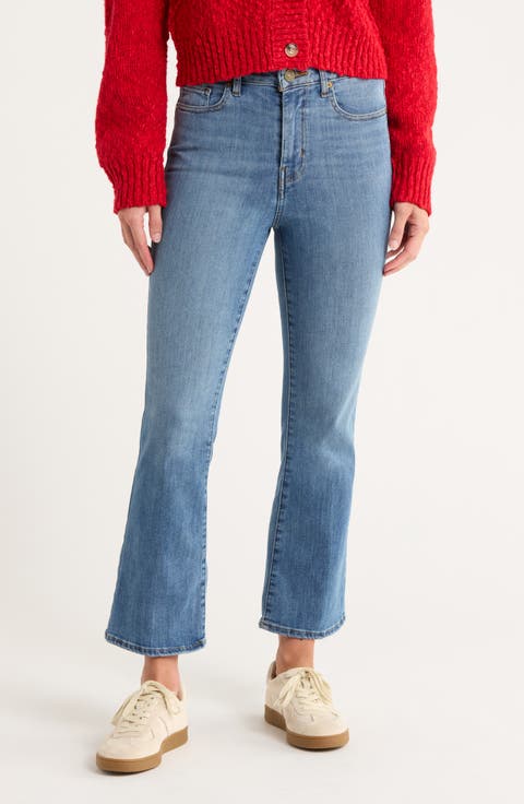Le Cropped Mini Bootcut Jeans