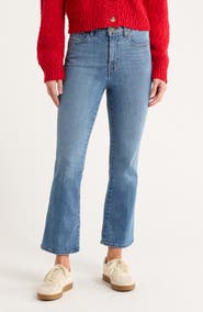 FRAME Le Cropped Mini Bootcut Jeans