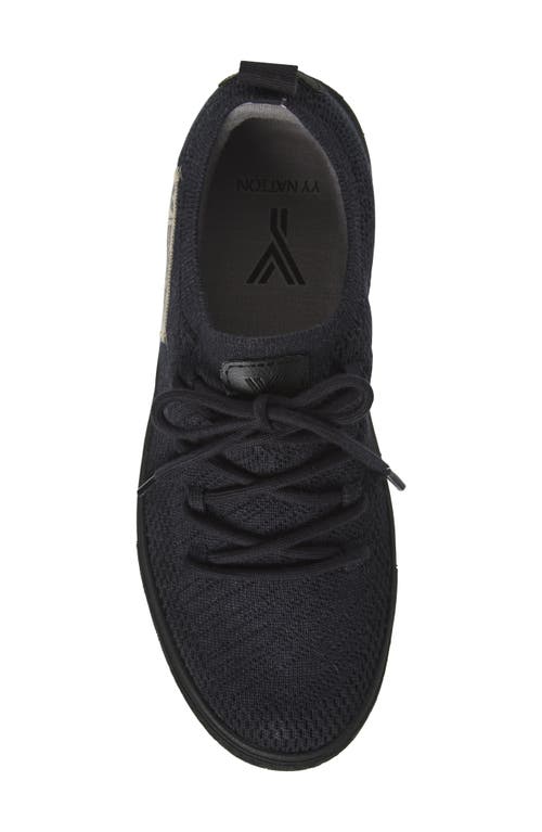 Yy Nation Cirrus Hemp & Wool Low Top Sneaker In Black