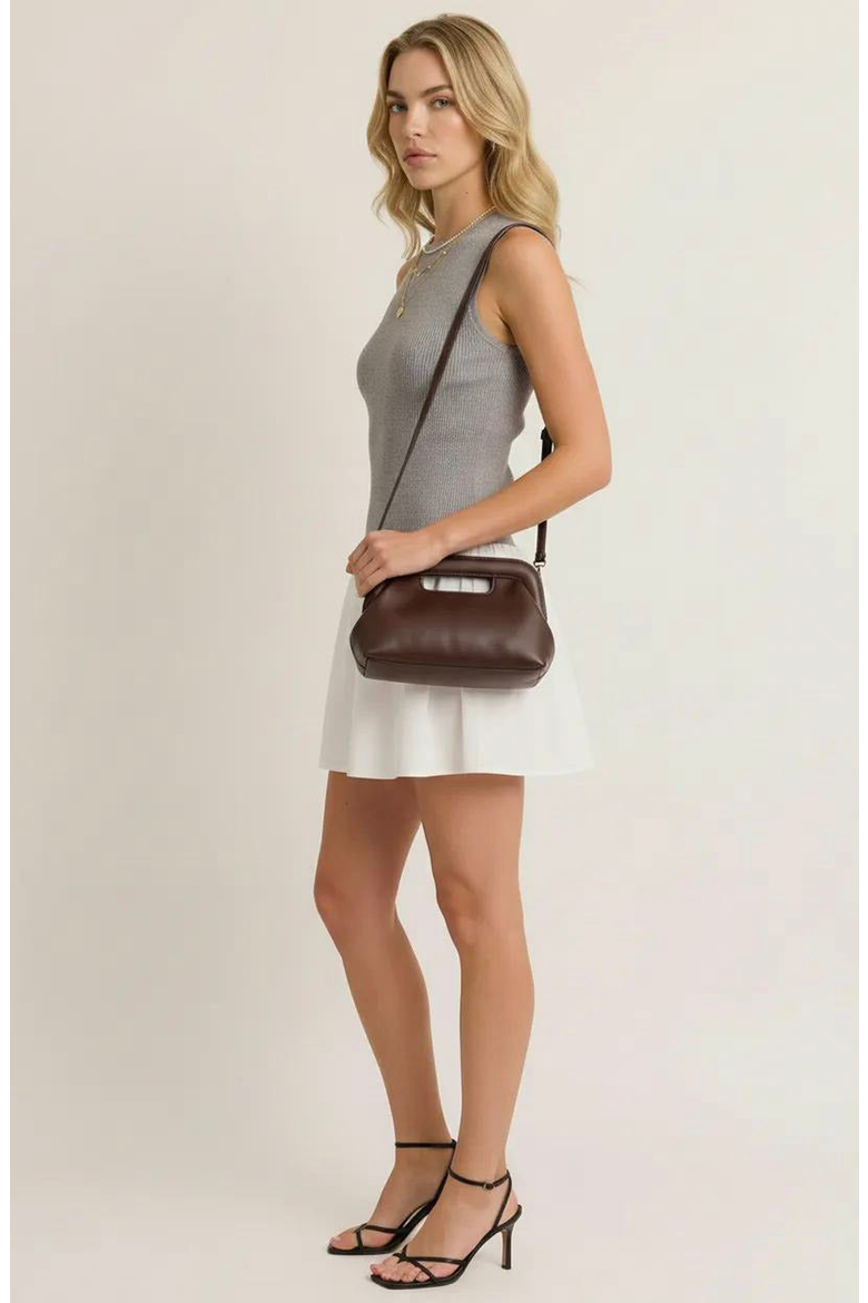 Knit Bodice Contrast Mini Dress, Alternate, color, White / Grey