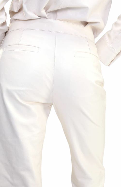Cynthia Rowley Leather Capris