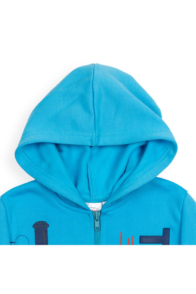 Zip-Up Hoodie, Alternate, color, Blue