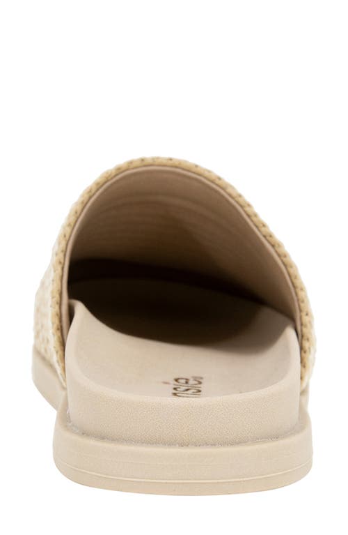 Kensie Paislee Raffia Mule In Multi Neutral
