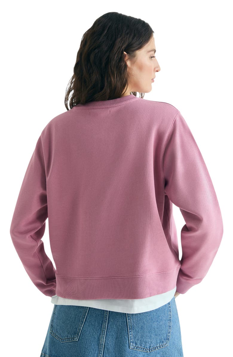 Scalpers Basic Skull Sweatshirt, Alternate, color, Bouganville