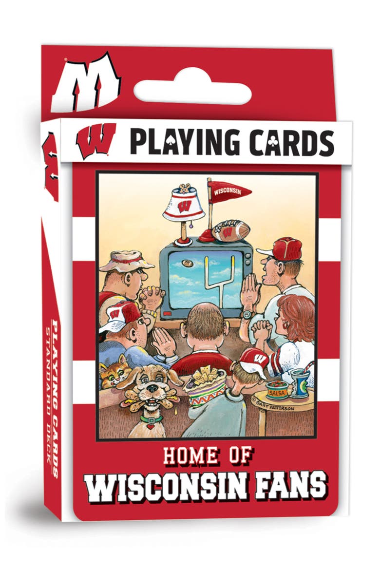 Wisconsin Badgers Fan Deck Playing Cards, Main, color, Multicolor