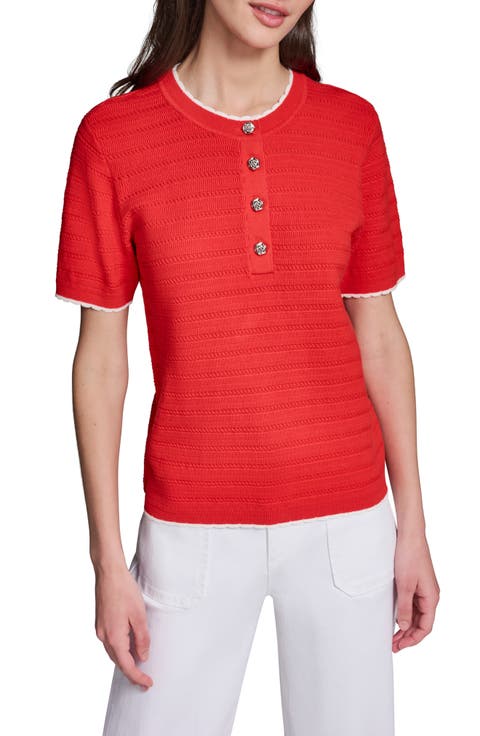 Short Sleeve Sweater