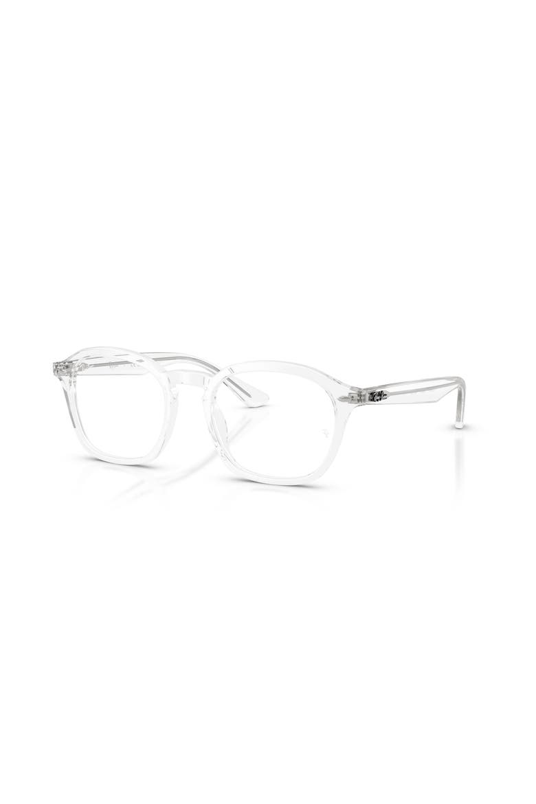 50mm Square optical glasses, Main, color, Transparent