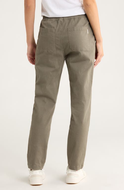 Free Fly Pacifica Stretch Twill Drawstring Pants In Gray