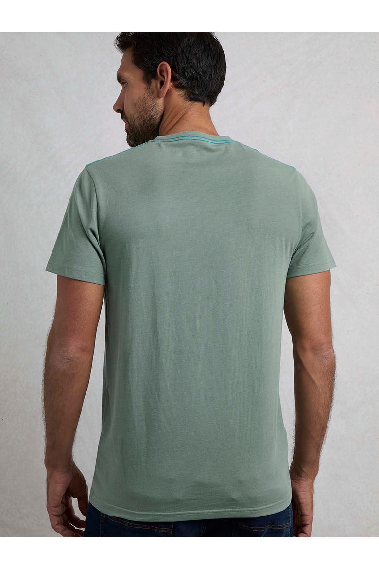 Coasting Front Print Graphic T-Shirt, Alternate, color, Dusty Teal
