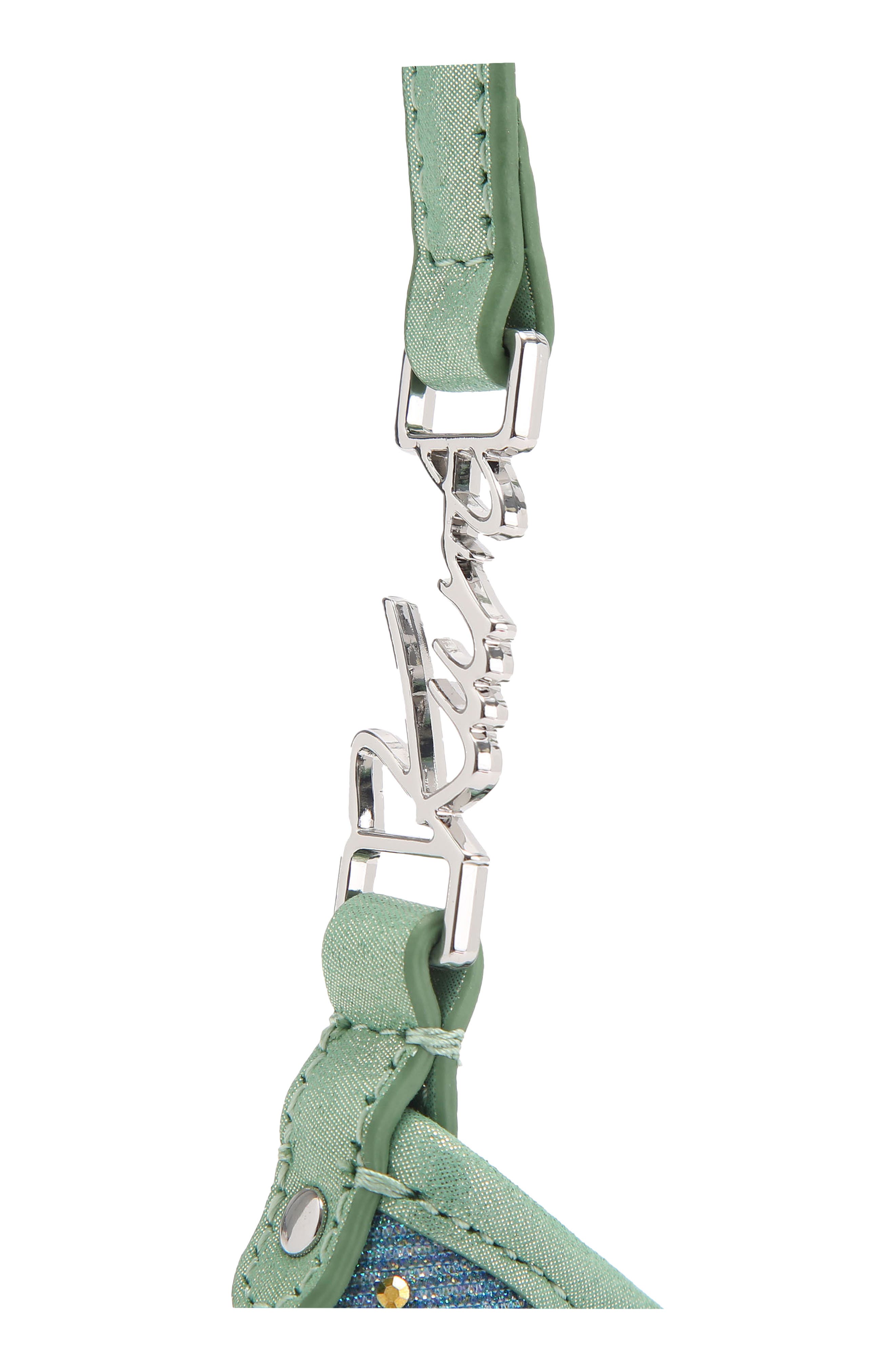 Kurt Geiger London Mini Kurt Fabric Shoulder Bag, Alternate, color, Pastel Blue