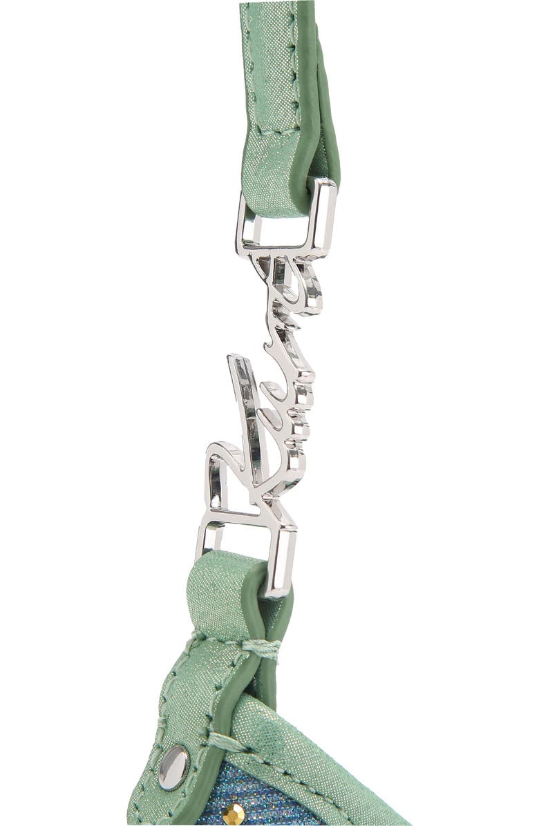 Kurt Geiger London Mini Kurt Fabric Shoulder Bag, Alternate, color, Pastel Blue