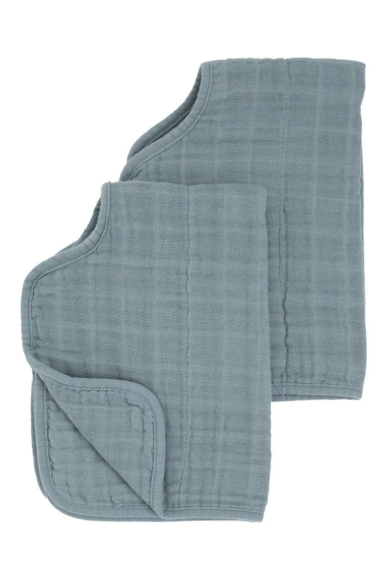 Assorted 2-Pack Cotton Muslin Burp Cloths, Main, color, SEA