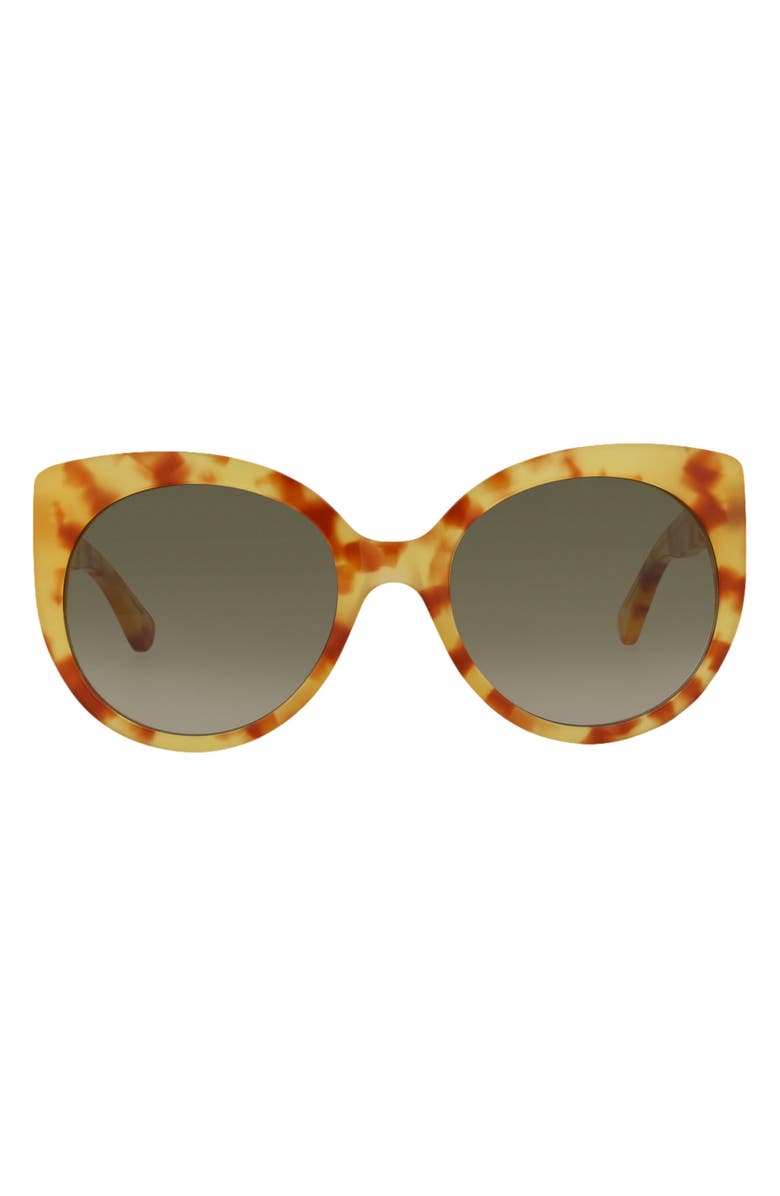 Gucci 55mm Cat Eye Sunglasses, Main, color, Gradient Brown