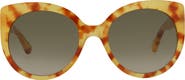 Gucci 55mm Cat Eye Sunglasses