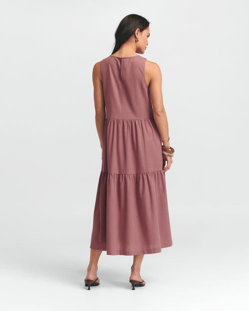 St Mrlo Remi Tiered Dress In Pink