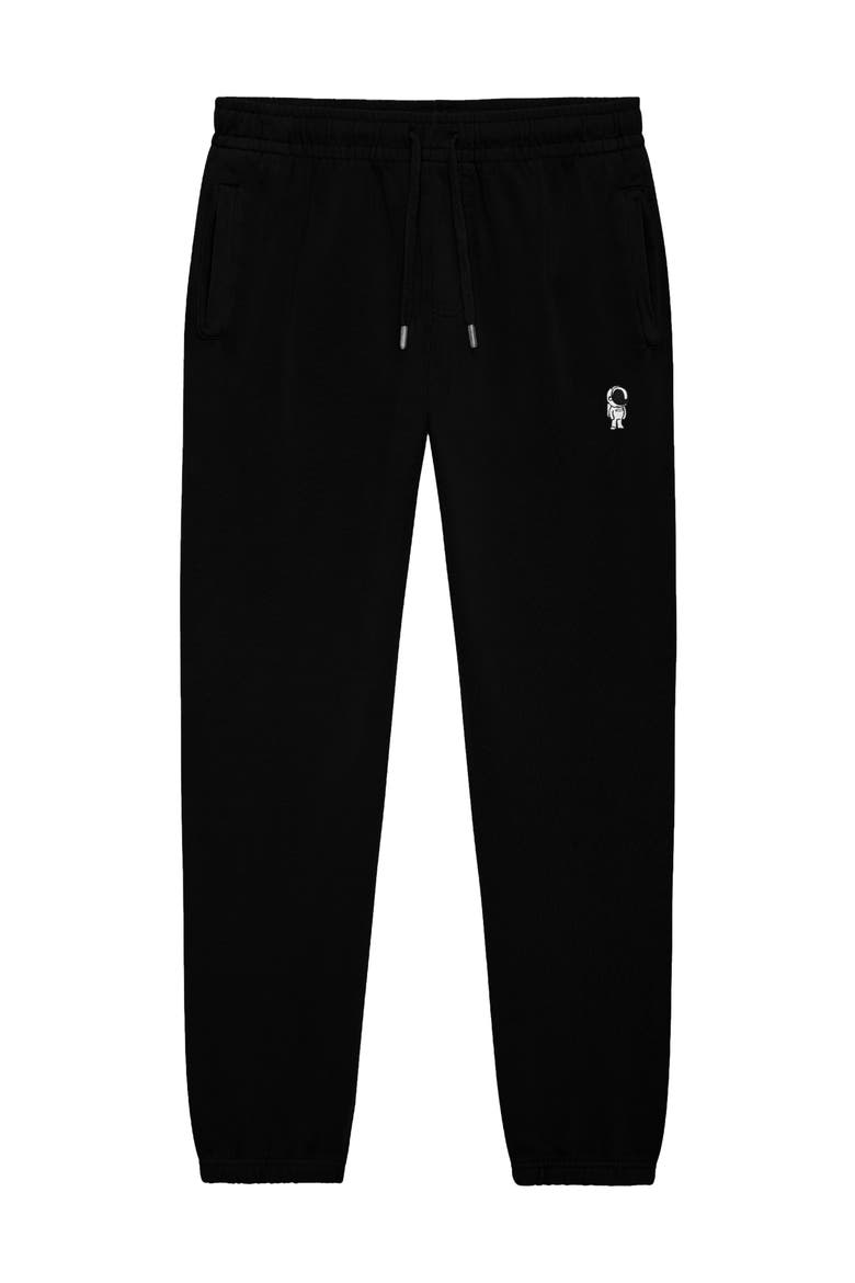 Mens Astronaut Heavy Weight Fleece Sweatpant, Main, color, Black