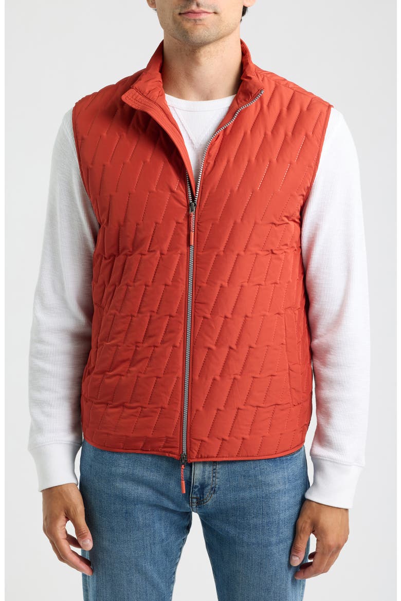 Belfry Quilted Vest, Alternate, color, ROSSA