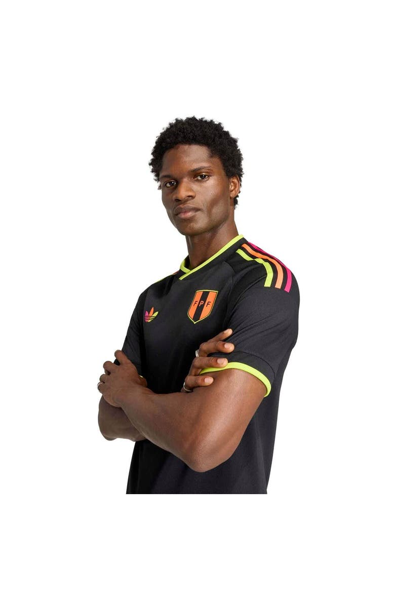 Men's adidas  Black Peru National Team 2026 Away Replica Jersey, Alternate, color, Black