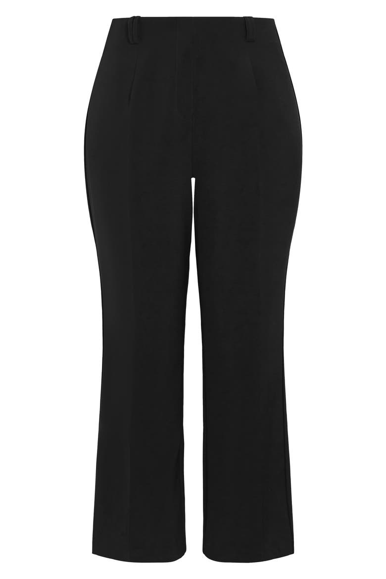 Soraya Pleat Wide Leg Pants, Alternate, color, BLACK