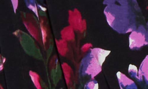 Connected Apparel Floral Faux Wrap Maxi Dress