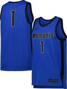 Nike Men's Nike #1 Blue Memphis Tigers Replica Basketball Jersey