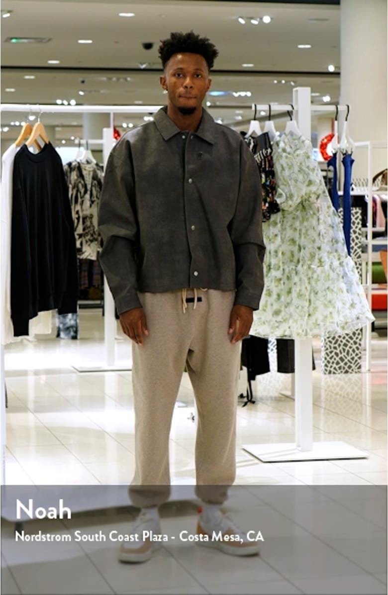 Oversize Faux Leather Shacket, sales video thumbnail