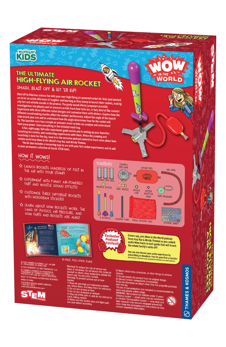Thames & Kosmos The Ultimate High-Flying Air Rocket Toy, Alternate, color, 