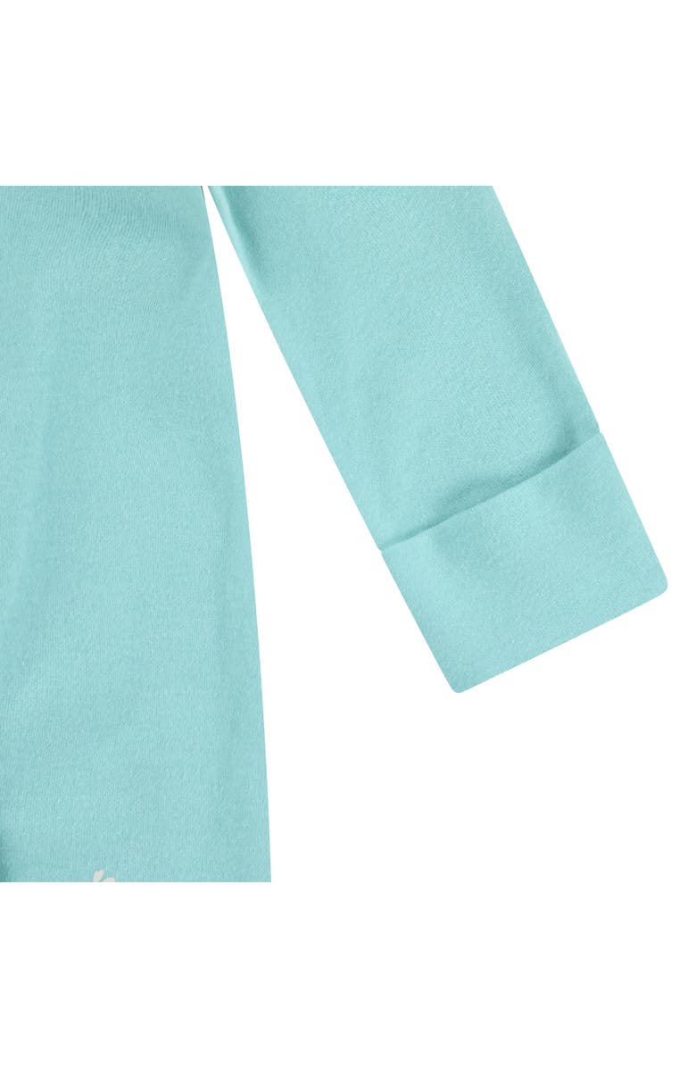 Nike Fresh Cut Ruffle Long Sleeve Footie, Alternate, color, 