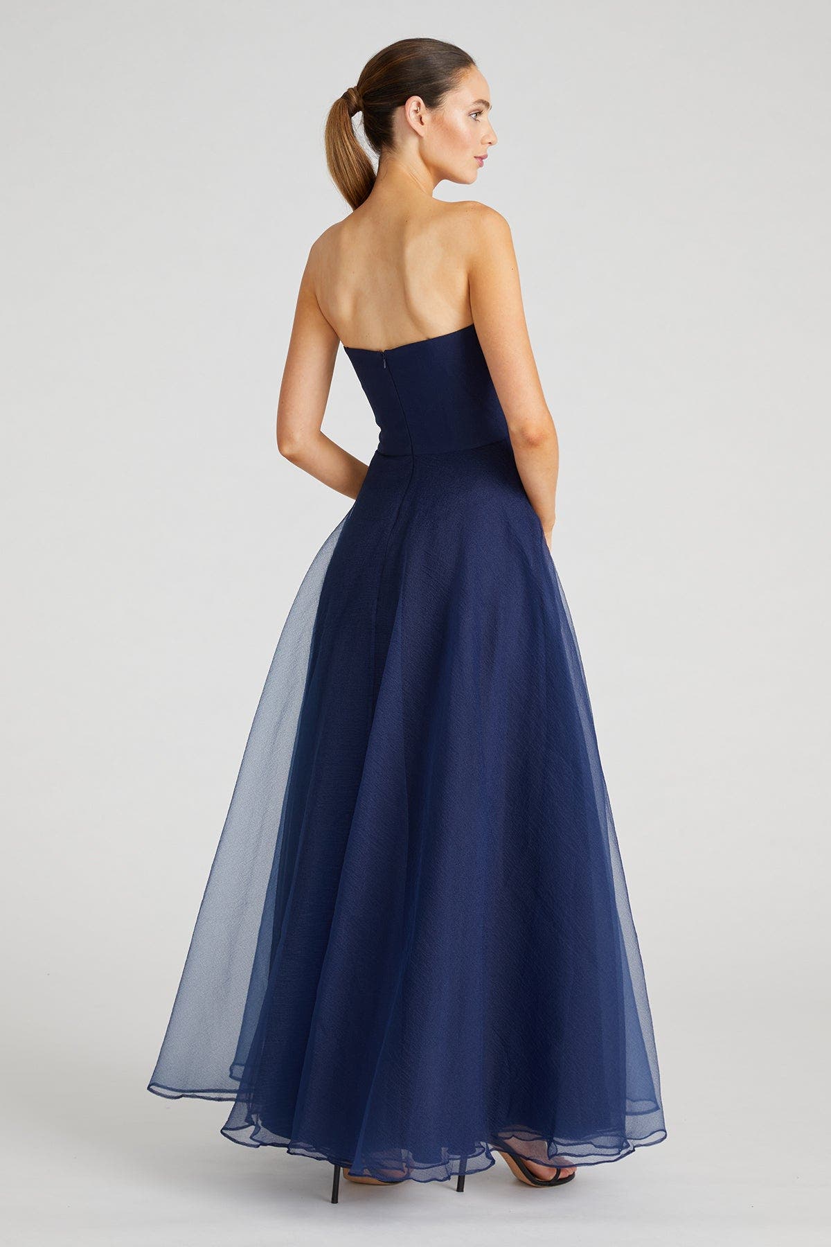Teresa Strapless Draped Gown - image 4