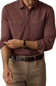 Faherty Field Knit Button-Up Shirt