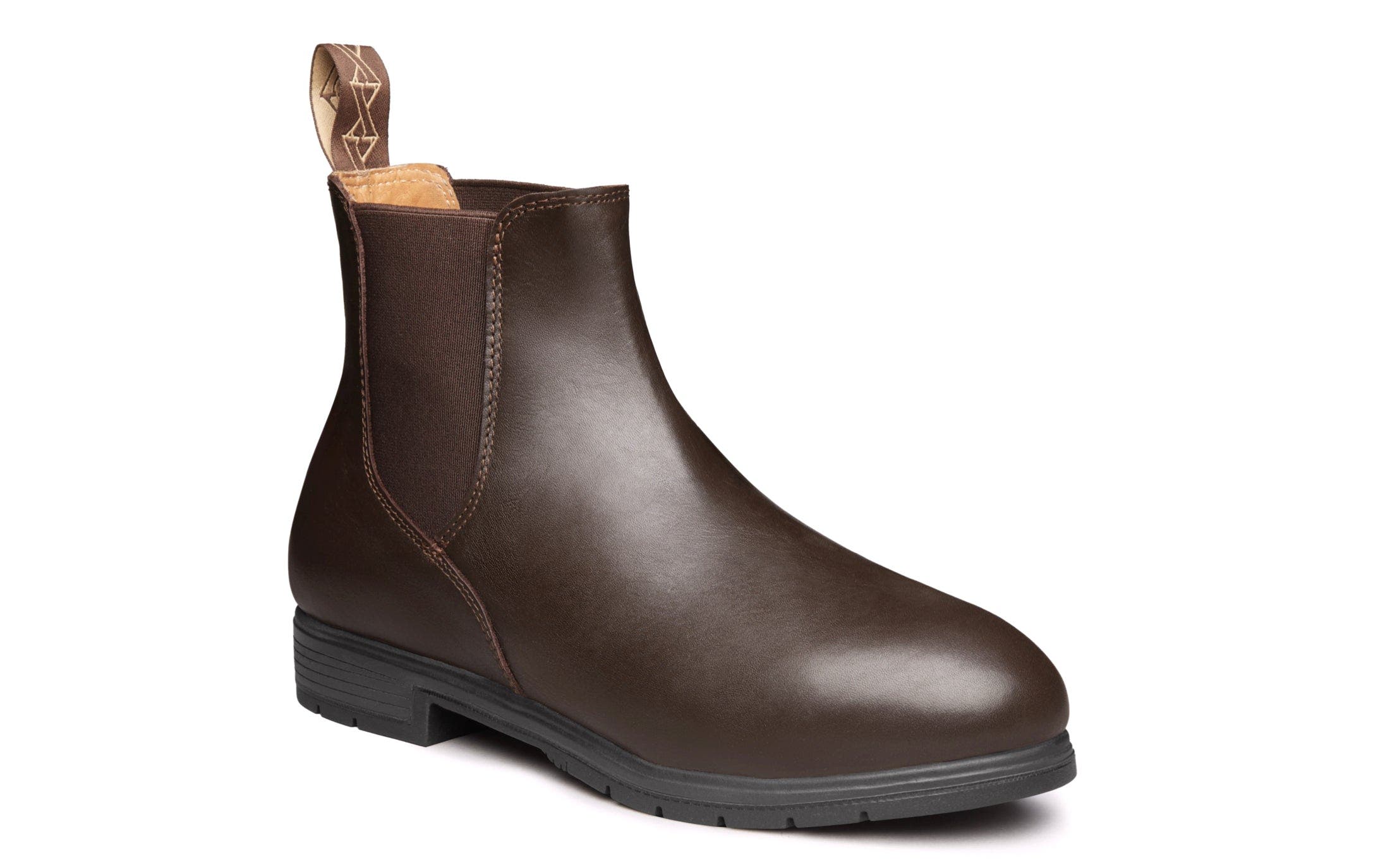 Xena Workwear Valence Steel Toe Pull On Safety Boot, Alternate, color, Chestnut Brown