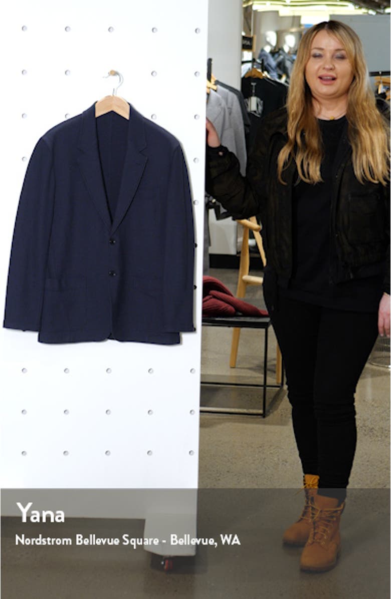 Textural Piqué Blazer, sales video thumbnail