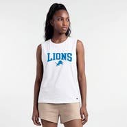 Champion Women's Champion White Detroit Lions Muscle Tank Top