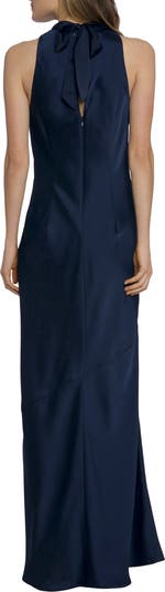 Sleeveless Cowl Neck Gown